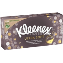 Серветки Kleenex  Ultra Soft  тришарові в  коробці 72 шт