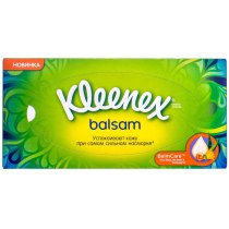 Серветки  Kleenex Balsam Tissue тришарові в коробці 72 шт