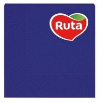 Серветки Ruta тришарові 33х33см темно-сині 20шт