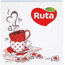 Серветки Ruta Кухня  двошарові 22х24см кухня 40шт