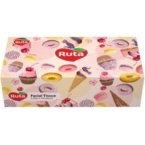 Серветки в коробці Ruta Women Brick двошарові білі 150шт