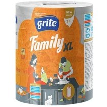 Рушники Grite Famile  Jumbo XXL 2 шари 250 відривів  білі