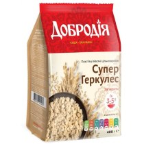 Хлопья овсяные Супер Геркулес Добродия 400г (ПП)