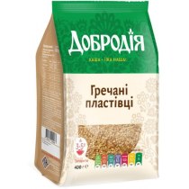 Хлопья ГречневыеДобродия 400г (ПП)
