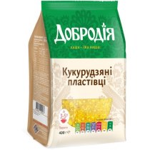 Пластівці Кукурудзяні Добродія 400г (ПП)