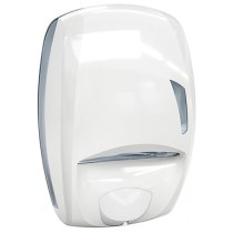 Держатель бумажных полотенец + дозатор пены DUO LINEA SKIN белый, пластик