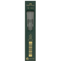 Графітний грифель для цангових олівців Faber-Castell ТК 9071 твердий. B (2.0 мм), 10 шт. в пеналі