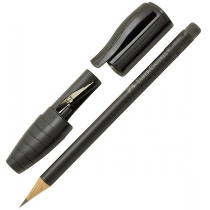 Олівець чорнографітний Faber-Castell Perfect Pencil III (чорний ковпачок з чинкою )