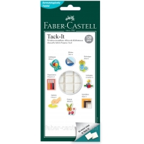 Клейка маса Faber-Castell TACK-IT 75г в формі квадратів для багаторазового використання