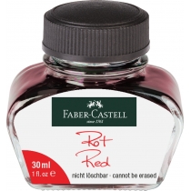 Чорнило для перових ручок Faber-Castell Fountain Pen Ink Red 30 мл, колір червоний