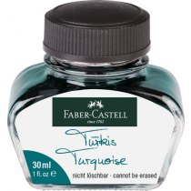 Чорнило для перових ручок Faber-Castell Fountain Pen Ink Bottle Turquoise, 30 мл колір бірюзовий