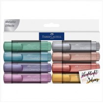 Набір маркерів текстових Faber-Castell Metallic Textliners, 8 маркерів металіків