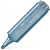 Маркер текстовий Faber-Castell Highlighter TL 46 Metallic Magnificent blue, колір блакитний металік