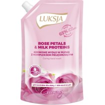 Крем-мило   рідке LUKSJA HAND CLEANSER запаска Роза і Протеїн 400мл