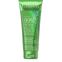 Універсальний алое-гель для обличчя і тіла Eveline Cosmetics з охолоджуючим ефектом 99% natural 250