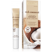 Поживний кокосовий крем для шкіри навколо очей Eveline Cosmetics серія rich coconut, 20 мл