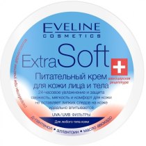 Крем для лица и тела Eveline Cosmetics живльний для любого типа кожи extrasoft, 200мл
