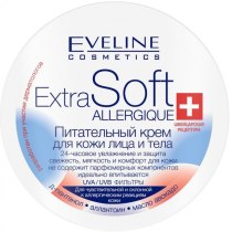 Крем для обличчя і тіла Eveline Cosmetics живильний extra soft для чутлив шкіри, 200мл