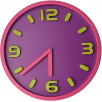 Годинник настінний пластиковий Optima MAGIC, рожевий