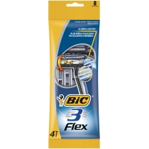Бритва без змінних картриджів BIC Flex 3 4 шт.