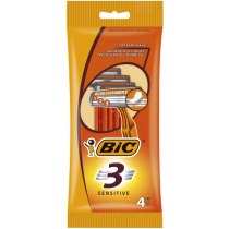 Бритва без змінних картриджів BIC 3 Sensitive 4 шт.