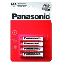 Батарейка PANASONIC R03 Zinc-Carbon 1x4 шт.