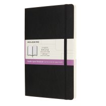 Записник Moleskine Classic 13 х 21 см / Лінійка-Нелінований Чорний М’який