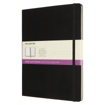 Записник Moleskine Classic 19 х 25 см / Лінійка-Нелінований Чорний