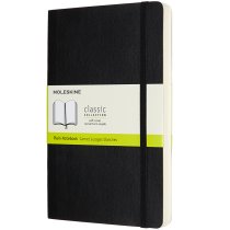 Записник Moleskine Classic Expanded 13 х 21 см / Нелінований Чорний М'який