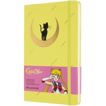 Записник Moleskine Sailor Moon 13 х 21 см / Нелінований Жовтий