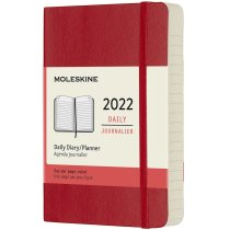 Щоденник Moleskine 2022 9 х 14 см / Червоний М’який