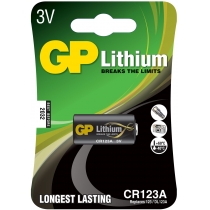 Батарейка GP Lithium  FOTO 3.0V, CR123A, 1 шт. у пачці