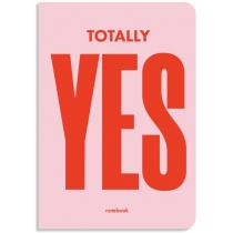 Блокнот "Totally YES" рожевий, Orner