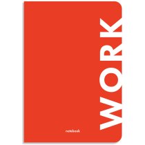 Блокнот "Work" червоний, Orner