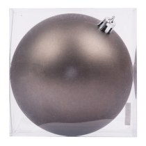 Новорічна куля Novogod'ko, пластик, 10 cм, сірий графіт, матова
