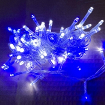 Електрична гірлянда нитка Novogod'ko, 100 LED, холодний білий+синій, 5 м, 8 реж