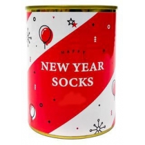 Консерва-шкарпетка "New Year socks" червоні