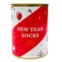 Консерва-шкарпетка "New Year socks" червоні