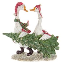 Фигурка декоративная "гуси" 15x15,5см