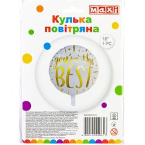 Куля повітряна фольгована фігурна, розмір 36*36 см