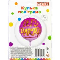 Куля повітряна фольгована фігурна, розмір 36*36 см