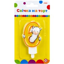 Свічка Llama "6" висотою 7,62 см