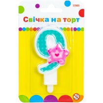 Свічка Princess "9" висотою 7,62 см