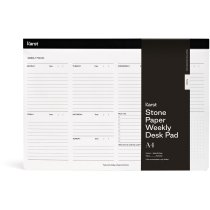 Записник Karst Weekly Desk Pad A4 / з місцем для дат Чорний