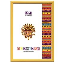 Рамка для дипломов 33.Amigos 21x30 см Желтая