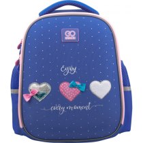 Рюкзак школьный GoPack Education полукаркасный 165S-2 Hearts