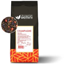 Чай листовий асорті Gemini Tea Collection Champagne «Бризки шампанського» 100г