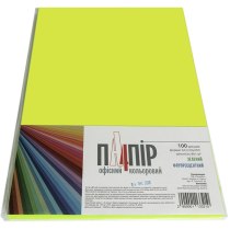 Папір кольоровий IQ Color Neon Neogn, неонових тонів А4 80г/м2, 100арк.