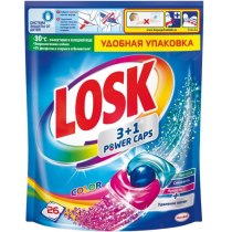 Капсули для прання Losk тріо-капсули Color, 26 шт