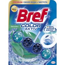 Туалетный блок Bref Цветная вода "Эвкалипт" 50 г